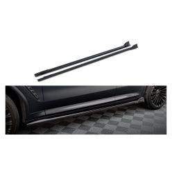 Diffuser BMW X3 G01 Facelift M-Pack Side Skirts Gloss Black