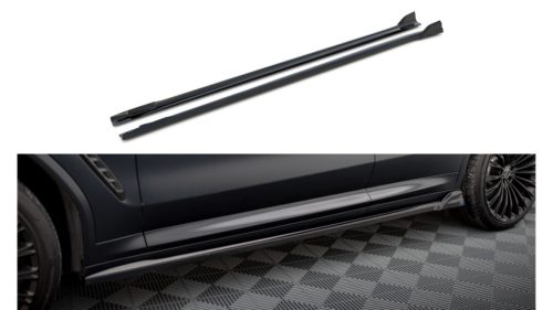 Diffuser BMW X3 G01 Facelift M-Pack Side Skirts Gloss Black