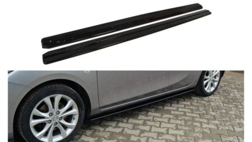 Diffuser Mazda 3 II Sport Side Skirts Gloss Black