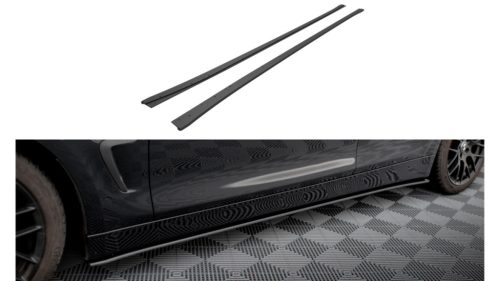 Diffuser BMW 4 F36 Side Skirts Street Pro Black-Red
