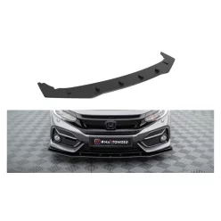   Maxton Design Első Toldat / Splitter Honda Civic Mk 10 Sport (2020–2023) – Fekete-Piros
