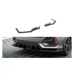  Maxton Design Hátsó Sarokelemek Honda Civic Mk 10 Facelift Sport (2020–) – Fekete