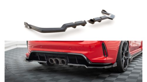 Splitter Honda Civic XI Type-R Rear Central with Diffuser v.1 + Flaps
