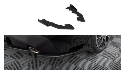 Maxton Design Hátsó Sarokelemek BMW 2 G42 (2021–) – Fekete-Piros + Fényes Toldatok