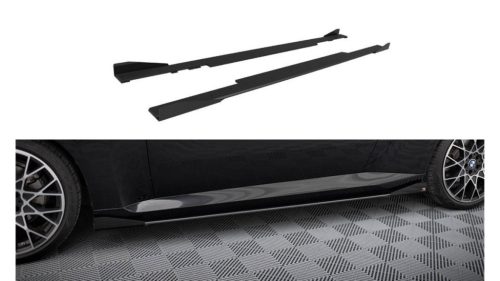 Maxton Design Küszöbtoldat BMW 2 G42 Standard (2021–) – Fényes Fekete