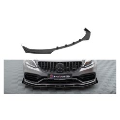   Maxton Design Első Toldat / Splitter Mercedes-Benz C W205 Facelift 63 AMG Kupé – Fekete-Piros