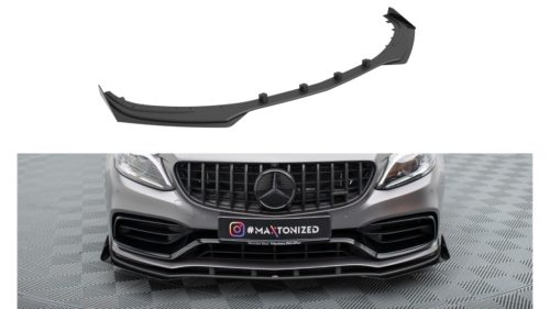 Splitter Mercedes-Benz C W205 C63 Facelift Front Pro + flaps Black-Red