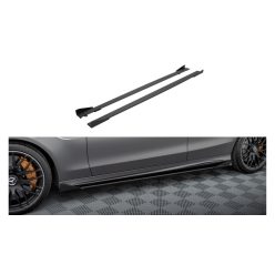   Maxton Design Küszöbtoldat Mercedes-Benz C W205 Facelift 63 AMG Kupé – Fényes Fekete