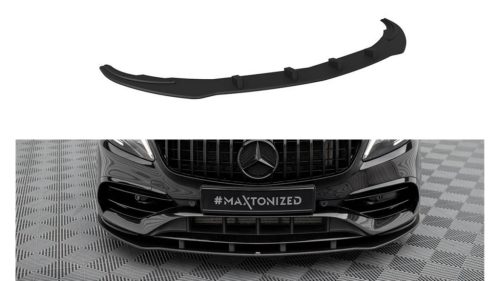 Maxton Design Első Toldat / Splitter Mercedes-Benz A W176 Facelift AMG Line (2015–2018) – Fényes Fekete