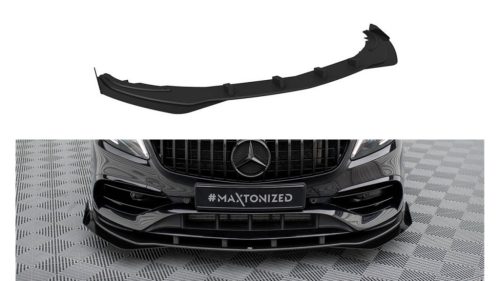 Maxton Design Első Toldat / Splitter Mercedes-Benz A W176 Facelift AMG Line (2015–2018) – Fekete-Piros