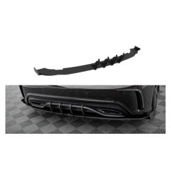   Maxton Design Hátsó Sarokelemek Mercedes-Benz A W176 Facelift AMG Line (2015–2018) – Fekete-Piros + Fényes Toldatok