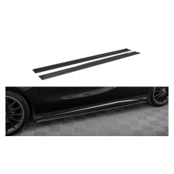   Maxton Design Küszöbtoldat Mercedes-Benz A W176 Facelift AMG Line (2015–2018) – Fekete-Piros