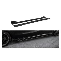   Maxton Design Küszöbtoldat Mercedes-Benz A W176 Facelift AMG Line (2015–2018) – Fényes Fekete