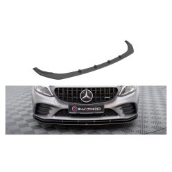   Maxton Design Első Toldat / Splitter Mercedes-Benz C W205 Facelift 43 AMG Kupé – Fekete-Piros