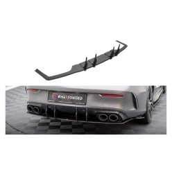   Diffuser Mercedes-Benz C C205 C43 Facelift Rear Street Pro Black