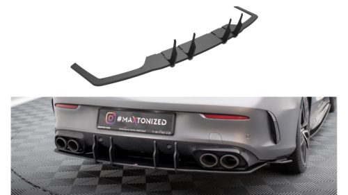 Diffuser Mercedes-Benz C C205 C43 Facelift Rear Street Pro Black