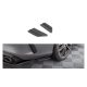 Splitter Mercedes-Benz C C205 C43 Facelift Rear Side Street Pro Black-Red
