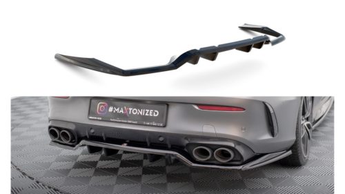 Splitter Mercedes-Benz C C205 C43 Facelift Rear Central with Diffuser