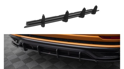 Diffuser Audi Q8 4M S-Line Rear Street Pro Black-Red
