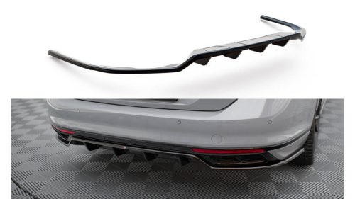 Splitter Volkswagen Passat B8 Facelift R-Line Rear Central with Diffuser