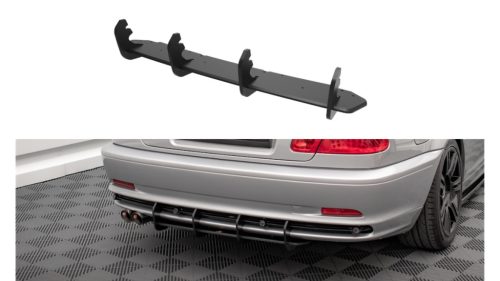 Diffuser BMW 3 E46 Rear Street Pro Black