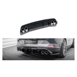  Maxton Design Hátsó Kötény / Diffúzor Cupra Formentor (2020–) – Fényes Fekete Króm
