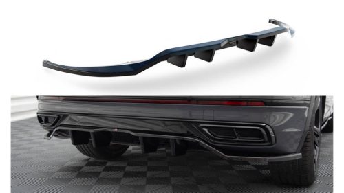 Splitter Volkswagen Tiguan II Facelift R Rear Central with Diffuser