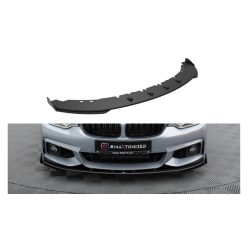   Splitter BMW 4 F32 F36 F33 M-Pack Front Pro + flaps Black-Red