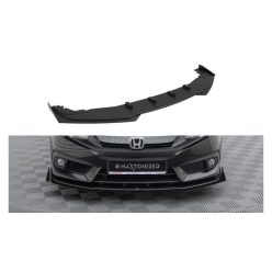Splitter Honda Civic X Front Pro + flaps Black-Red