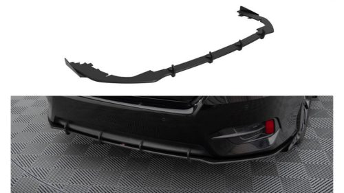 Splitter Honda Civic X Rear Side Street Pro Red + Gloss Flaps