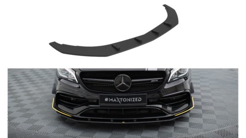 Splitter Mercedes-Benz CLA 45 Aero C117 Facelift Front Pro Black