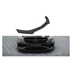   Maxton Design Első Toldat / Splitter Mercedes-Benz CLA 45 AMG C117 Facelift (2016–2019) – Fekete-Piros