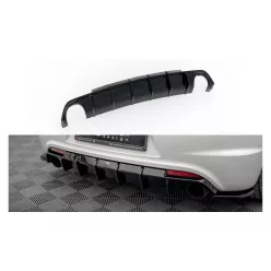   Maxton Design Hátsó Kötény / Diffúzor Volkswagen Scirocco R Mk3 (–) – Fényes Fekete