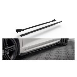   Diffuser Volkswagen Scirocco III R Side Skirts Street Pro Black-Red + Gloss Flaps
