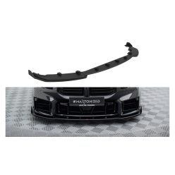 Splitter BMW 2 G87 M-Pack Front Pro v.1 + flaps Black-Red