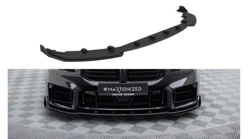 Splitter BMW 2 G87 M-Pack Front Pro v.1 + flaps Black-Red