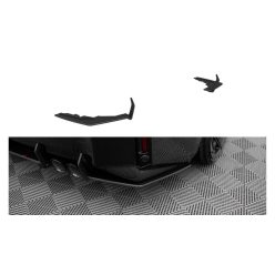 Splitter BMW 2 G87 M-Pack Rear Side Street Pro v.1 Black-Red