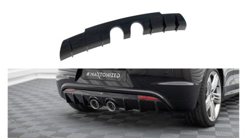 Diffuser Volkswagen Scirocco III R Rear Valance v.3 Gloss Black