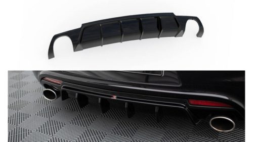 Diffuser Volkswagen Scirocco III R Rear Valance v.2 Gloss Black