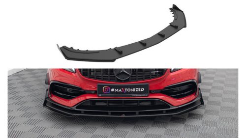 Splitter Mercedes-Benz A W176 Facelift Front Pro + flaps Black