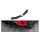 Splitter Mercedes-Benz A W176 Facelift Rear Side Street Pro Black + Gloss Flaps