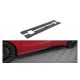 Maxton Design Küszöbtoldat Mercedes-Benz A W176 Facelift AMG (2015–2018) – Fekete-Piros