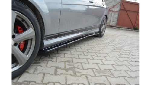 Diffuser Mercedes-Benz C W204 S204 Side Skirts Gloss Black