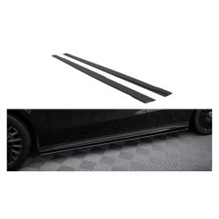   Maxton Design Küszöbtoldat Mercedes-Benz A W177 A35 Facelift (2023–) – Fekete-Piros