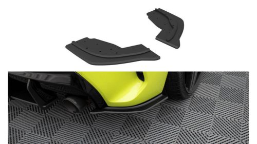 Splitter BMW 1 F40 M-Pack Rear Side Street Pro v.1 Black
