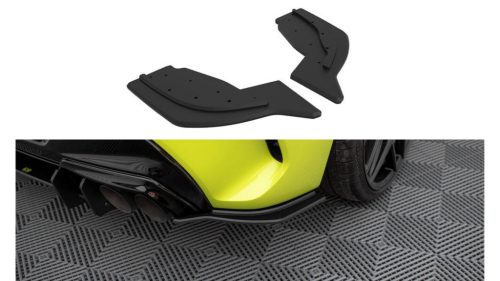 Splitter BMW 1 F40 M-Pack Rear Side Street Pro v.2 Black-Red