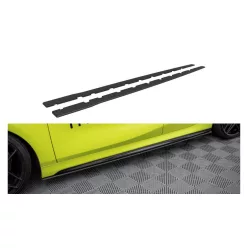   Maxton Design Küszöbtoldat BMW 1 F40 M-Pack (2019–) – Fényes Fekete