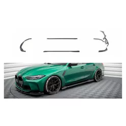   Maxton Design Splitter Szett BMW 3 G80 M-Pack (2021–) – Karbon Hatású