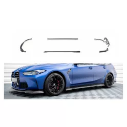   Maxton Design Szett BMW 3 G80 M-Pack (2021–) – Karbon Hatású