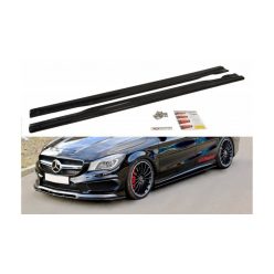   Maxton Design Küszöbtoldat Mercedes-Benz CLA 45 AMG C117 A45 AMG W176 – Fényes Fekete